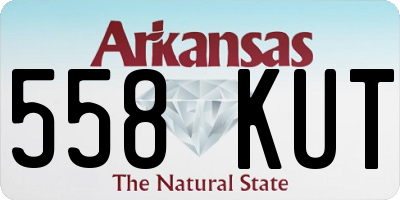 AR license plate 558KUT