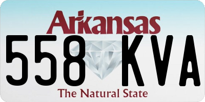 AR license plate 558KVA