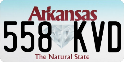 AR license plate 558KVD