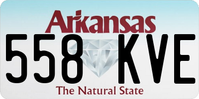 AR license plate 558KVE