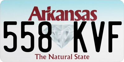 AR license plate 558KVF