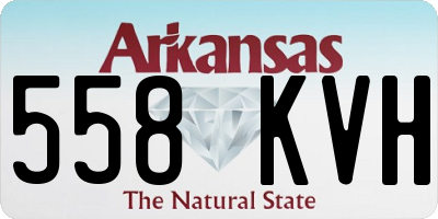 AR license plate 558KVH