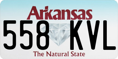 AR license plate 558KVL