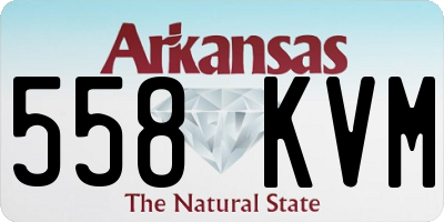 AR license plate 558KVM