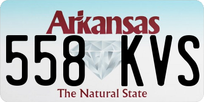 AR license plate 558KVS