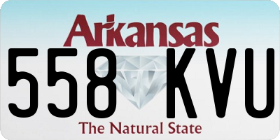 AR license plate 558KVU