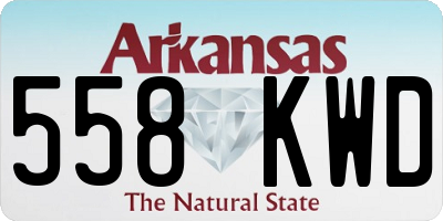 AR license plate 558KWD
