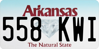 AR license plate 558KWI