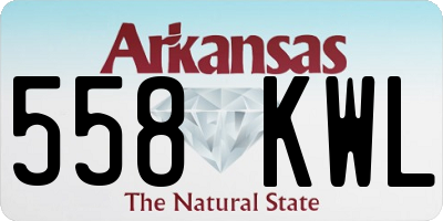AR license plate 558KWL