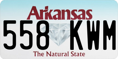 AR license plate 558KWM