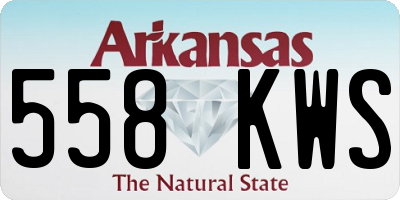 AR license plate 558KWS