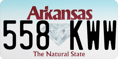 AR license plate 558KWW