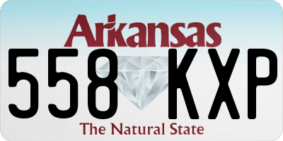 AR license plate 558KXP