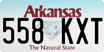 AR license plate 558KXT