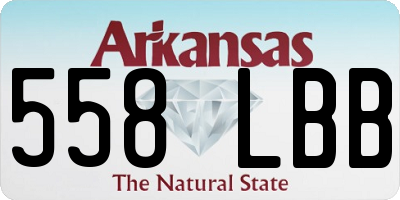 AR license plate 558LBB