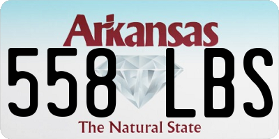 AR license plate 558LBS