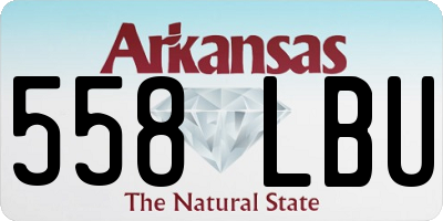 AR license plate 558LBU