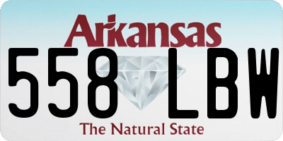AR license plate 558LBW