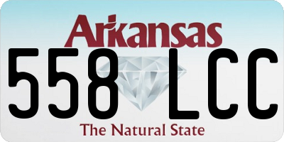 AR license plate 558LCC