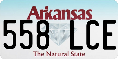 AR license plate 558LCE