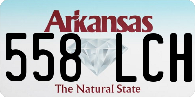 AR license plate 558LCH
