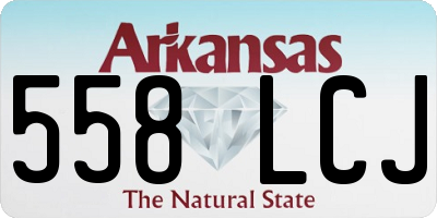 AR license plate 558LCJ