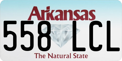 AR license plate 558LCL