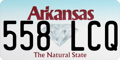 AR license plate 558LCQ