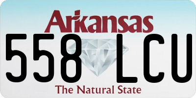 AR license plate 558LCU