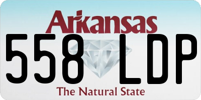 AR license plate 558LDP