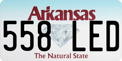 AR license plate 558LED