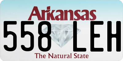 AR license plate 558LEH