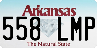 AR license plate 558LMP