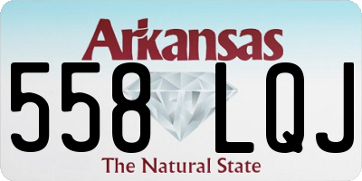 AR license plate 558LQJ