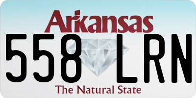 AR license plate 558LRN