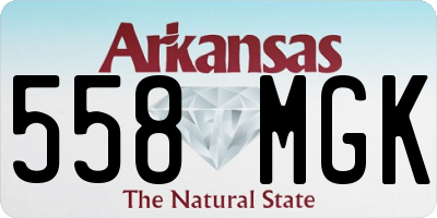 AR license plate 558MGK