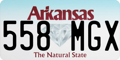 AR license plate 558MGX