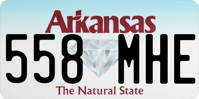 AR license plate 558MHE