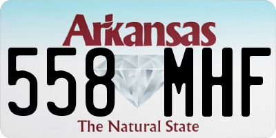 AR license plate 558MHF