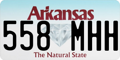 AR license plate 558MHH