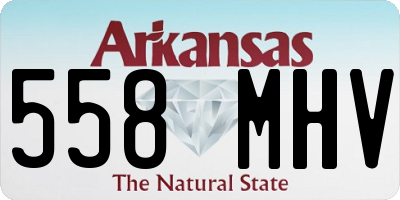AR license plate 558MHV