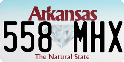 AR license plate 558MHX