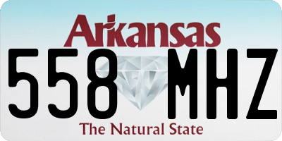 AR license plate 558MHZ