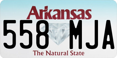 AR license plate 558MJA