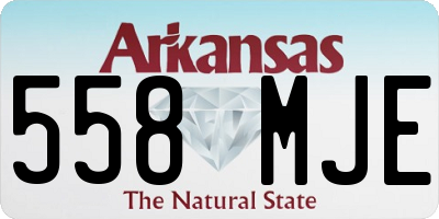 AR license plate 558MJE