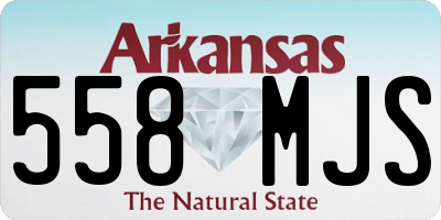 AR license plate 558MJS