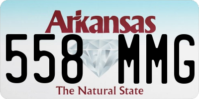 AR license plate 558MMG