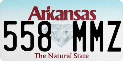 AR license plate 558MMZ