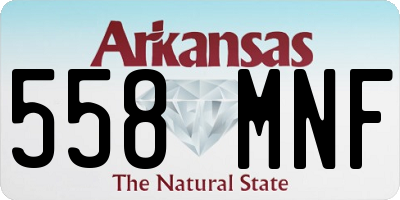 AR license plate 558MNF