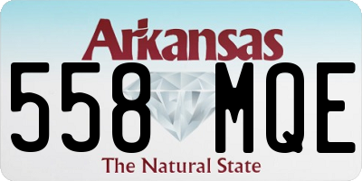 AR license plate 558MQE